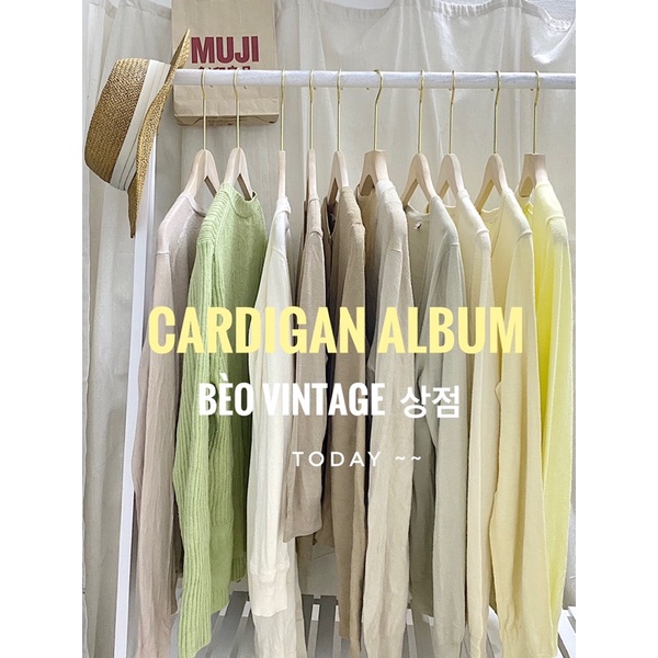 CARDIGAN ALBUM 🧺🍊Áo khoác cardigan len mỏng