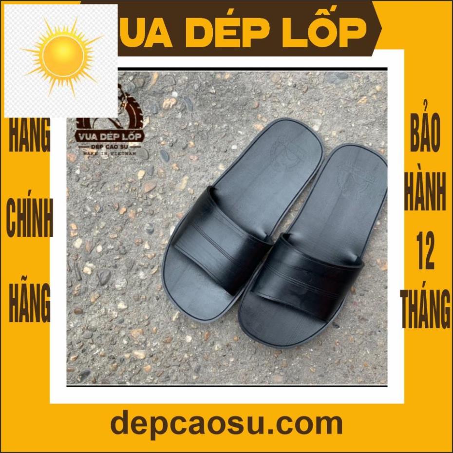 Dép cao su 1 quai ngang, được làm thủ công của Vua dép lốp Phạm Quang Xuân, ảnh thật, bảo hàng và sẵn hàng