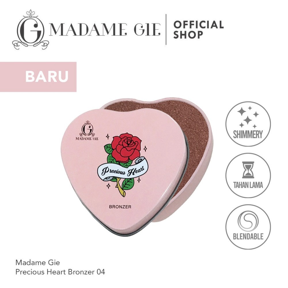 (hàng Mới Về) Phấn Bắt Sáng Madame Gie Thiết Kế Hộp Trái Tim Xinh Xắn | BigBuy360 - bigbuy360.vn