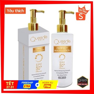 BODY TRUYỀN TRẮNG CHÂN LÔNG QUEENIE SKIN