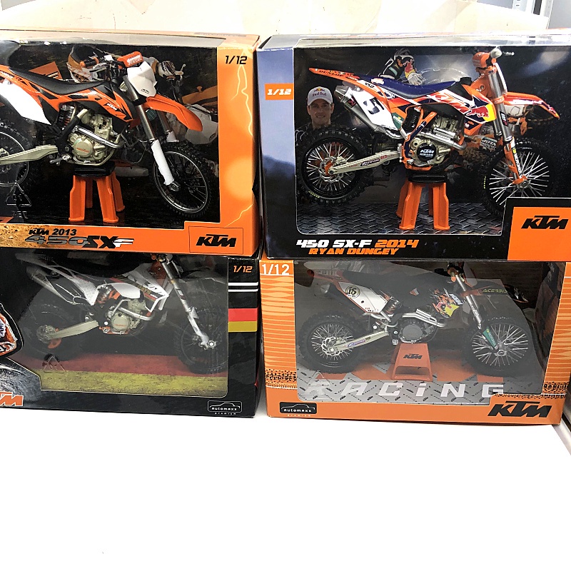 Mô Hình Xe Mô Tô Đua Joycity 1/12ktm450sx-f Chất Lượng Cao
