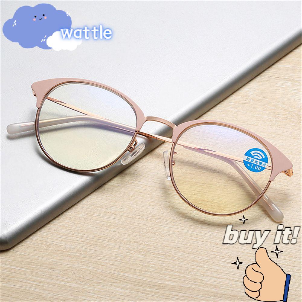 Kính Đọc Sách Gọng Kim Loại Chăm Sóc Tầm Nhìn Ban Đêm Cho Nữ