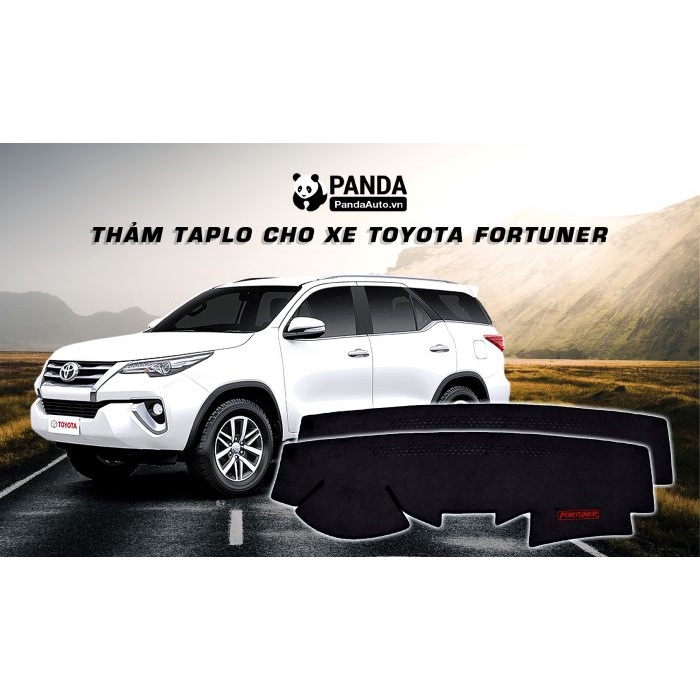 Thảm taplo xe Fortuner, thảm nhung mềm mịn đời 2013 đến 2021 cao cấp