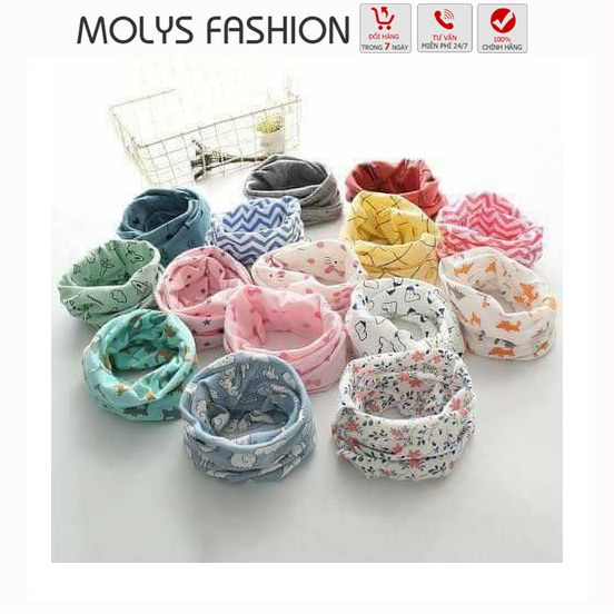 Khăn ống cotton cho bé Molys KO0068