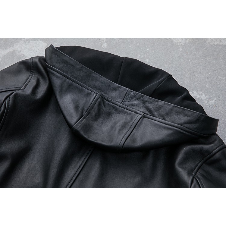 Áo khoác da nam lót dù cào cao cấp Gapro Fashion AD029
