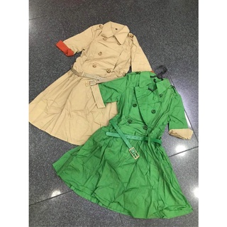[XÃ KHO] ĐẦM KAKI KÈM NỊT SIÊU XINH