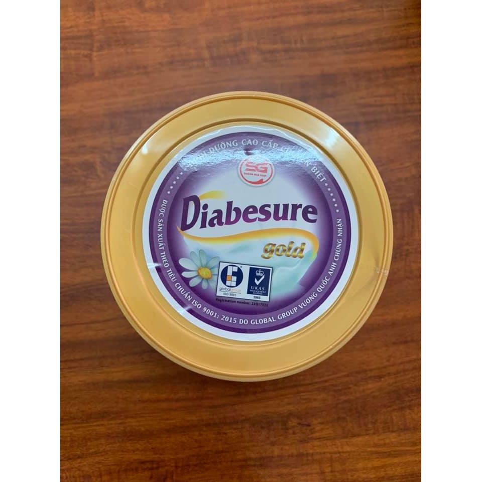 [HSD 2025] Sữa bột Diabesure Gold 900g dành cho người tiểu đường bổ sung tổ yến và kháng thể IgG từ sữa non