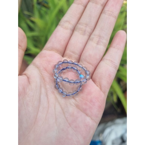 Nhẫn đá Labradorite/ hắc nguyệt quang