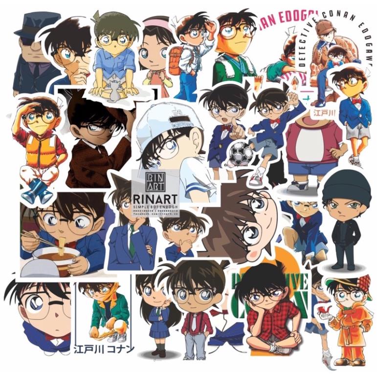 STICK07 - COMBO 50 HÌNH STICKER CONAN