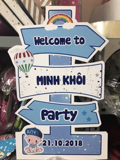 ( Video SP thật) Cây Welcome sinh nhật cho bé