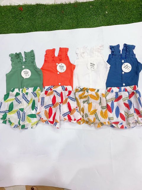 8_20 kg (1 đến 4 tuổi) ( có số đo áo) Bộ bèo thô đũi bé gái_ HÀNG QUẢNG CHÂU _BÁN SHOP_ KHĂN RẰN SHOP