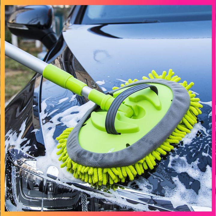 Chổi lau rửa vệ sinh thành và nóc xe ô tô chuyên dụng, tiện lợi