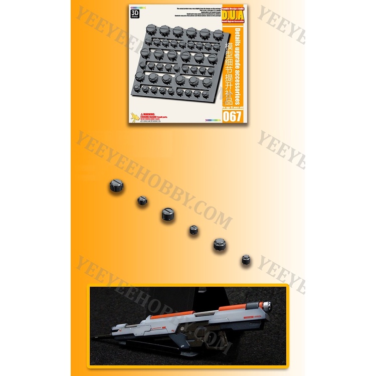 PHỤ KIỆN MOD ANUBIS - CHI TIẾT NHỰA MÔ HÌNH IN 3D DUA067