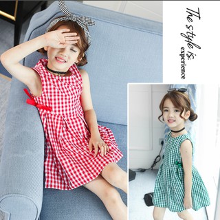 (Sale sốc) Váy sọc caro (màu trắng - xanh lam/xanh nước biển/đỏ)