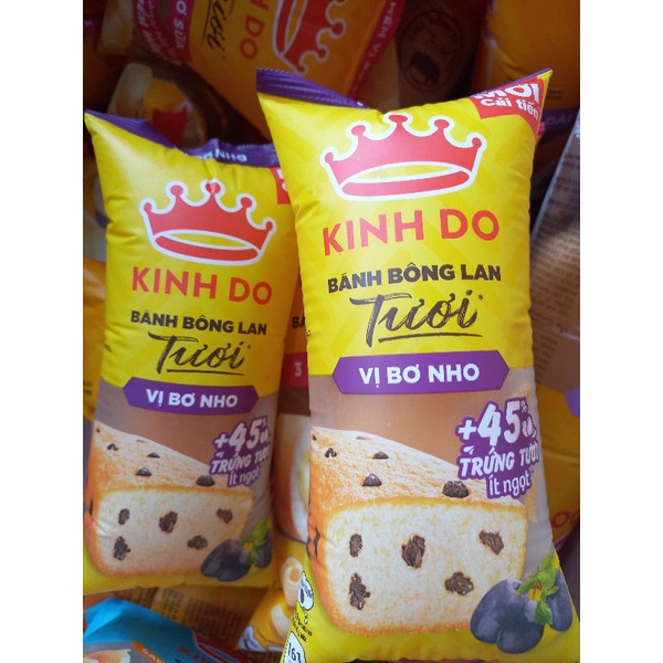 Bánh Bông Lan Bơ Nho Kinh Đô