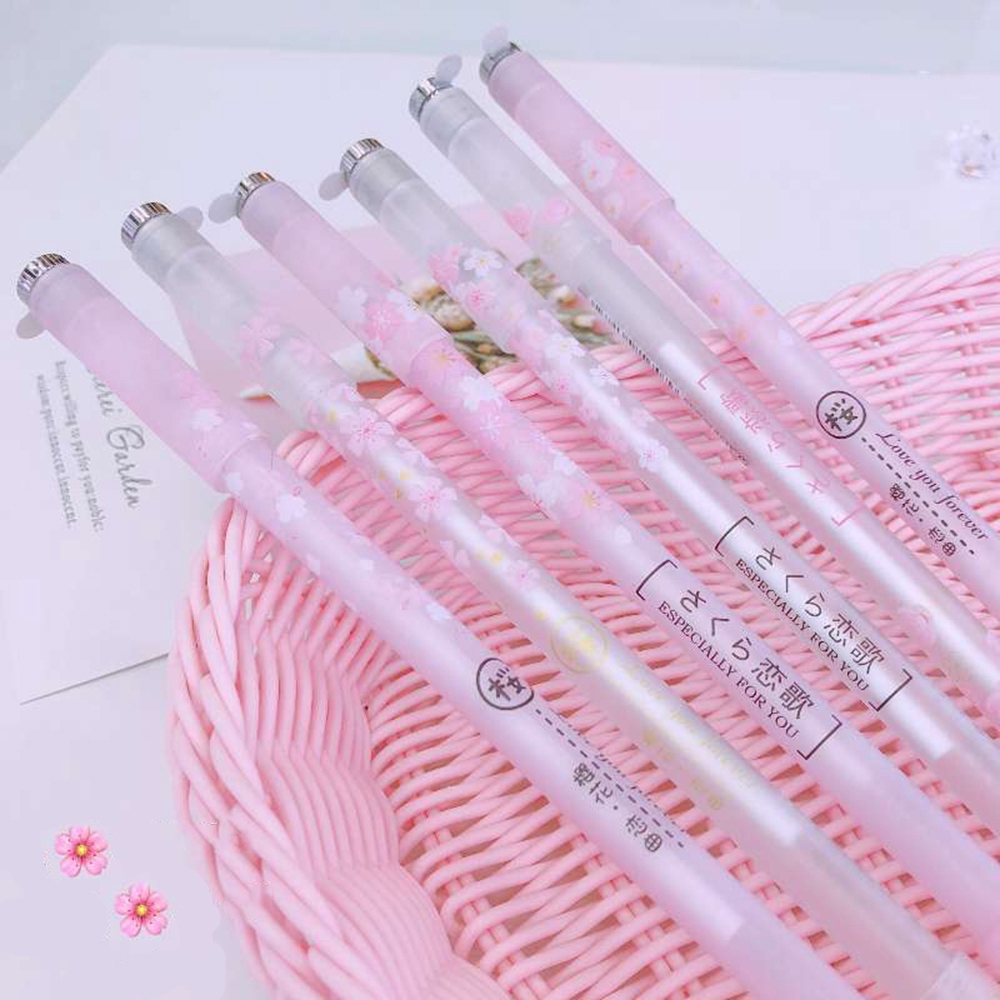 1 Bút Viết Gắn Đèn LED Dạng Xoay Tiện Dụng Cho Trường Học/Văn Phòng