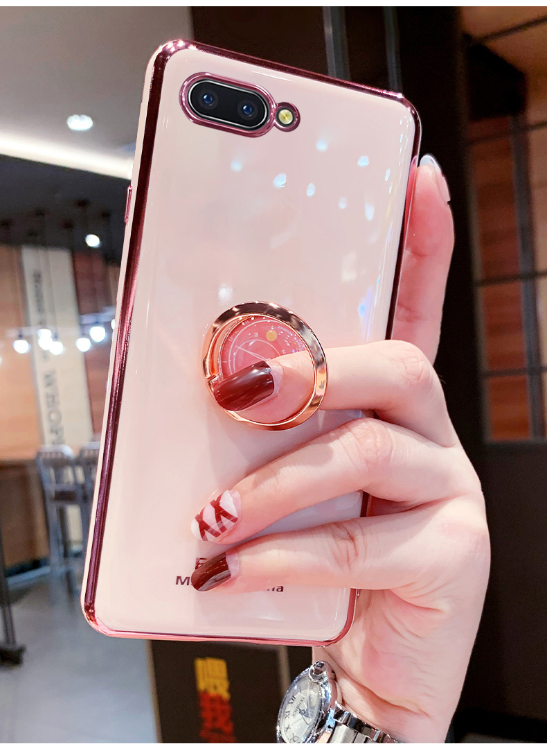 Ốp điện thoại mềm có ví đựng thẻ và nhẫn đỡ từ tính cho OPPO A3s A5s A12 A5 A3 F1s A59 F5 F9 F11 Find X2 Pro | BigBuy360 - bigbuy360.vn