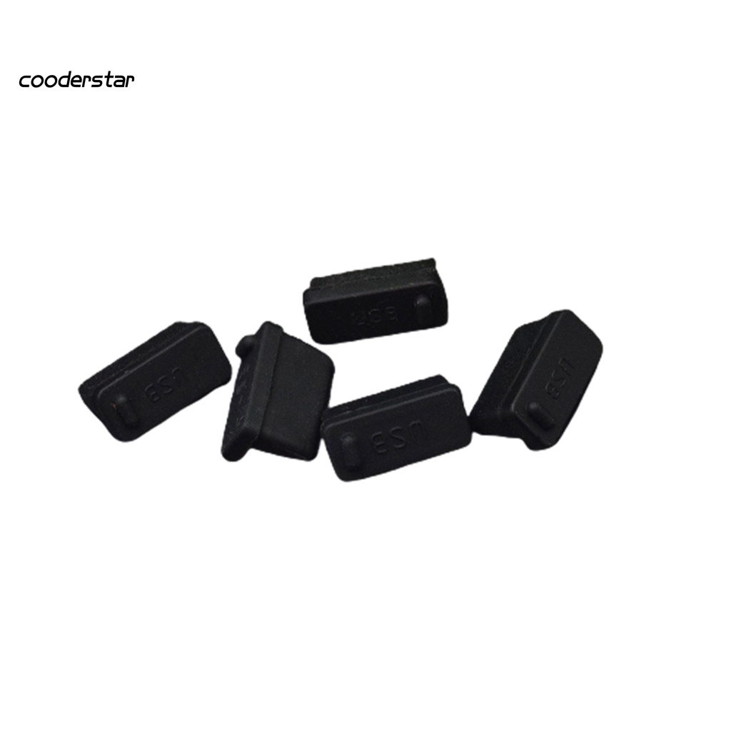 Bộ 5 nút chống bụi cổng sạc USB 2.0/3.0 cho máy tính xách tay