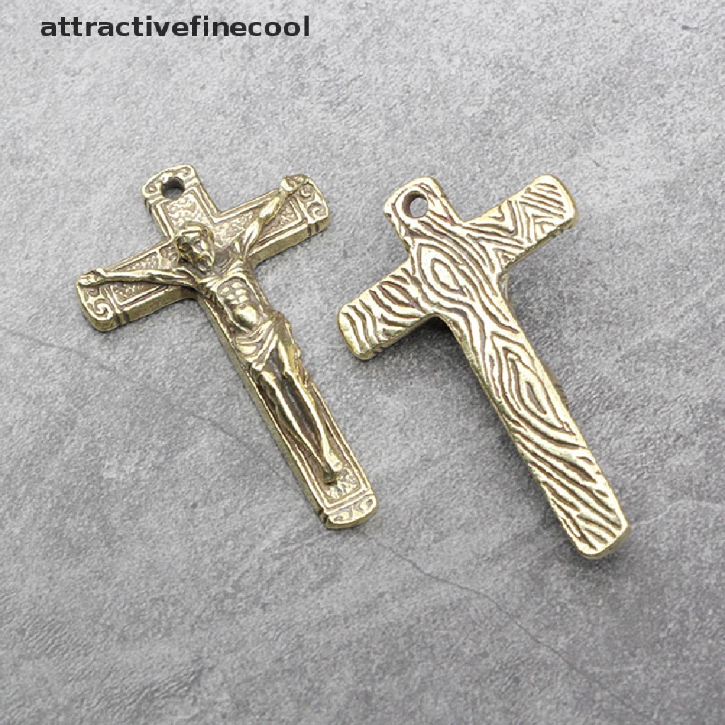 Mặt Dây Chuyền Hình Thánh Giá Bằng Đồng Thau Thời Trang DIY