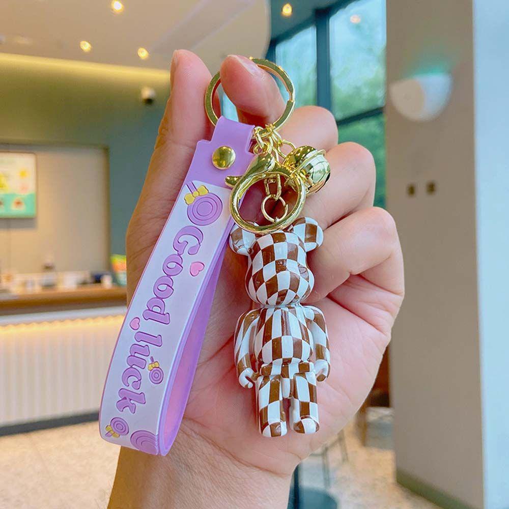 Móc Chìa Khóa Hình Gấu Chất Liệu Acrylic Dễ Thương