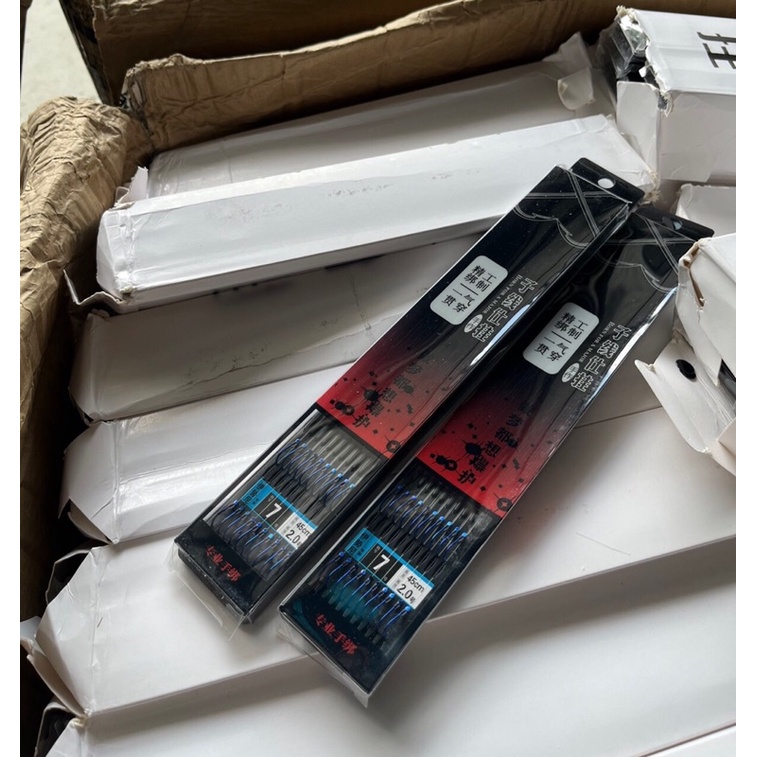 Lưỡi thẻo đôi câu đài, lưỡi câu buộc sẵn cao cấp