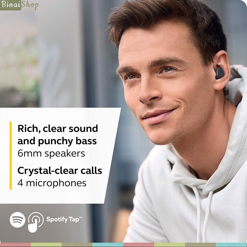 Jabra Elite 3 - Tai Nghe Bluetooth True Wireless Nhét Tai Nghe Nhạc, Đàm Thoại, Chống Nước IP55, Tích Hợp 4 Microphone