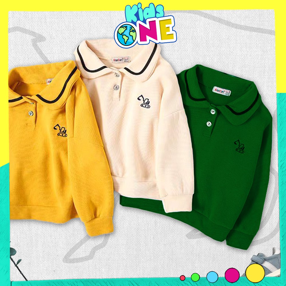 Áo Nỉ Bông Họa Tiết Phong Cách Thu Đông Đi Chơi Và Đi Học Cho Bé Trai Và Bé Gái Size 8-25kg KidsOne AN03