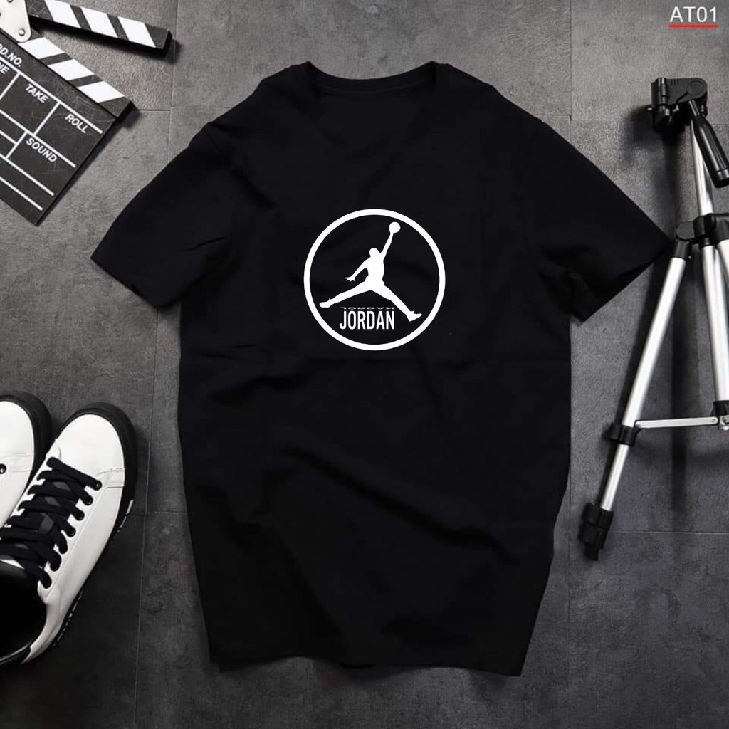 [Mã FAMARAL1 giảm 10K đơn 50K] Áo thun áo thun jordan đủ màu ( Đen, Trắng, Vàng, Đỏ )