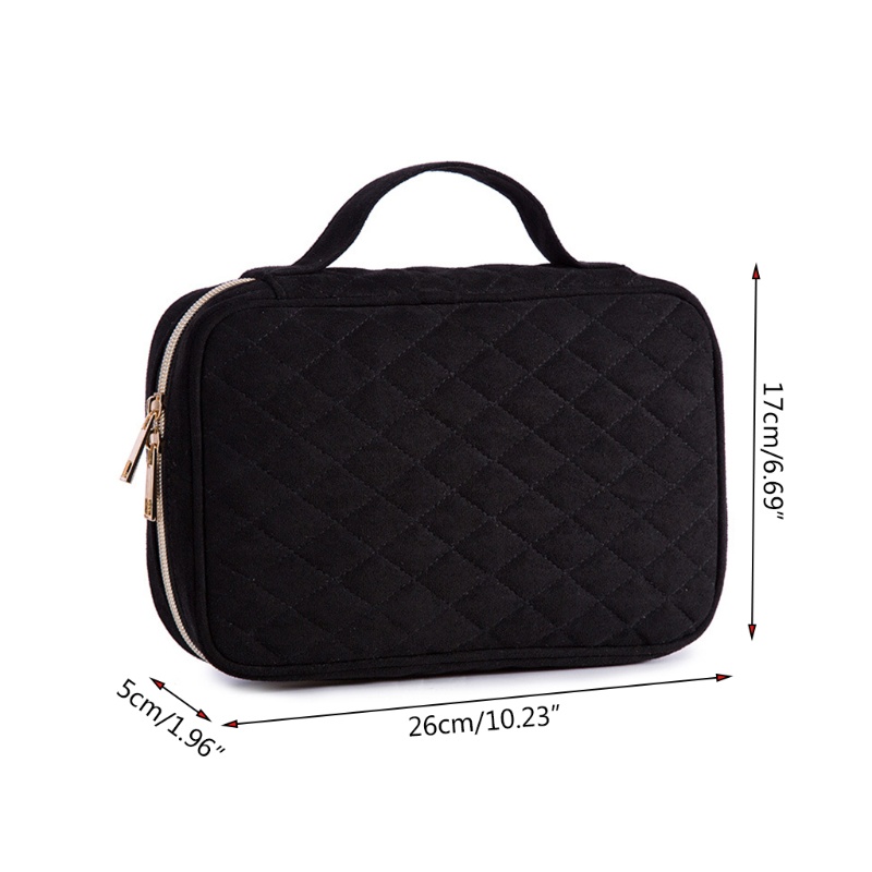 Flgo Túi Đựng Trang Sức Có Khóa Kéo Tiện Dụng Mang Theo Du Lịch