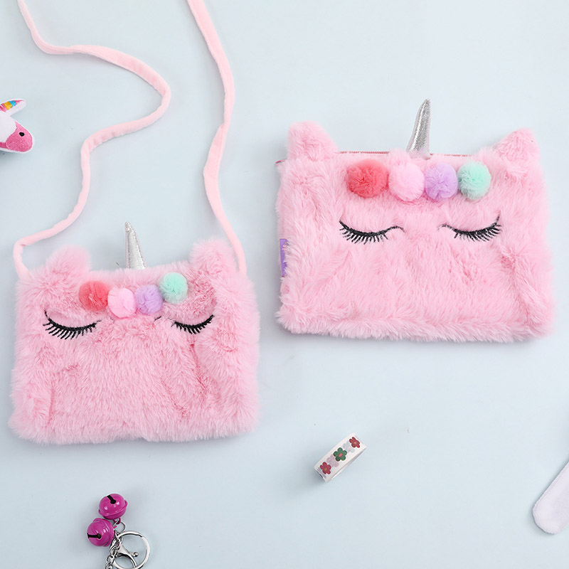 Túi Đeo Chéo Hình Thú Nhồi Bông Cho Bé