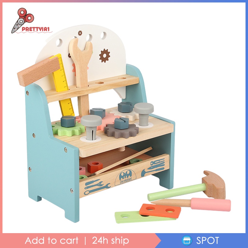 Set 1 / 26 Đồ Chơi Dụng Cụ Làm Việc Bằng Gỗ Cho Bé