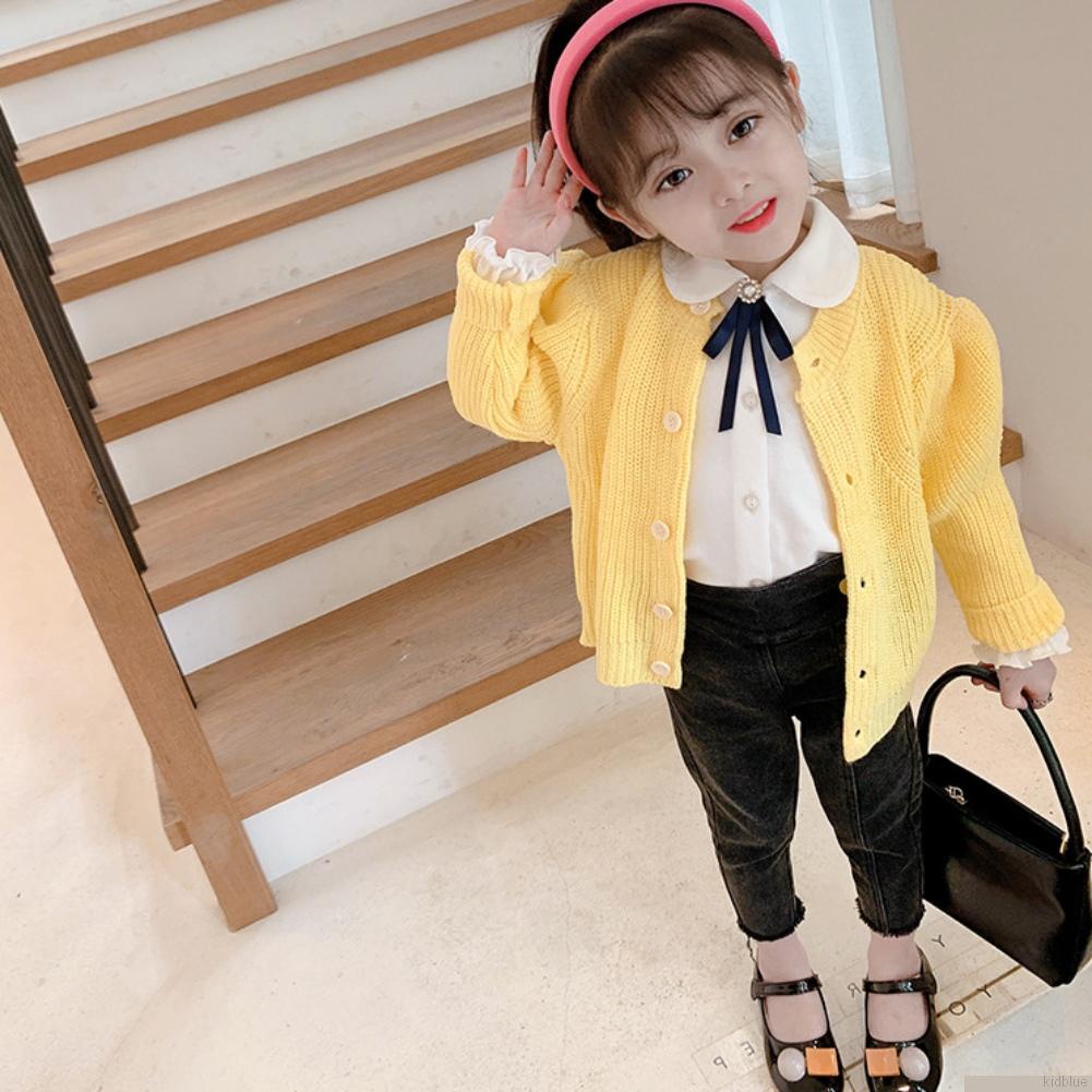 Quần legging jean lưng cao co giãn phong cách Hàn Quốc thời trang xuân thu cho bé gái