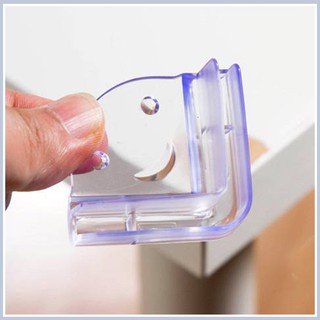 SÉT 4 miếng Bọc GÓC BÀN SILICON chống va đập, bảo vệ toàn toàn