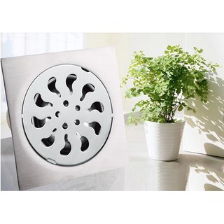 Phễu thoát sàn inox Zento TS151 - 15x15cm