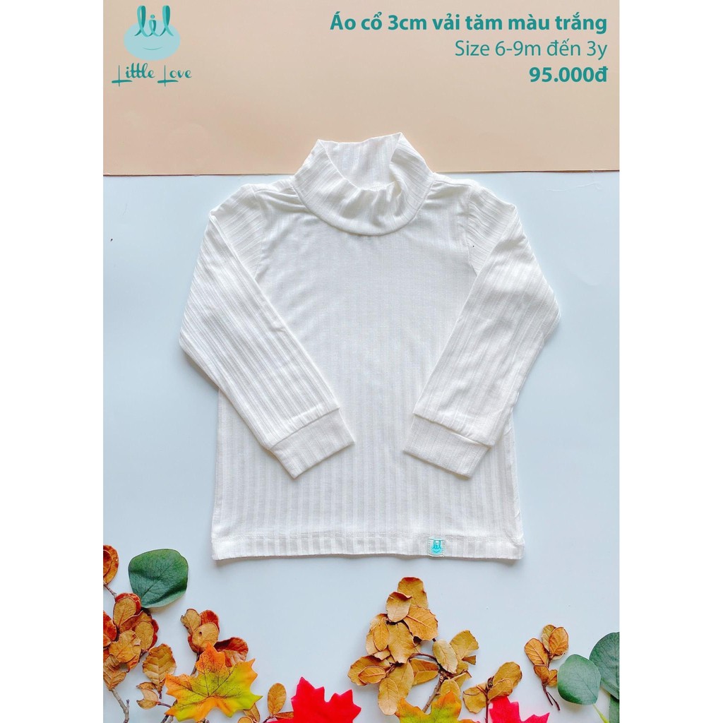 Áo cổ 3 phân vải tăm LIL