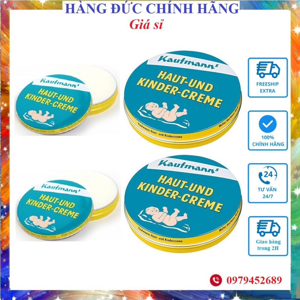 Kem chống hăm Kaufmann Đức dưỡng da đặc biệt cho trẻ sơ sinh 75ml