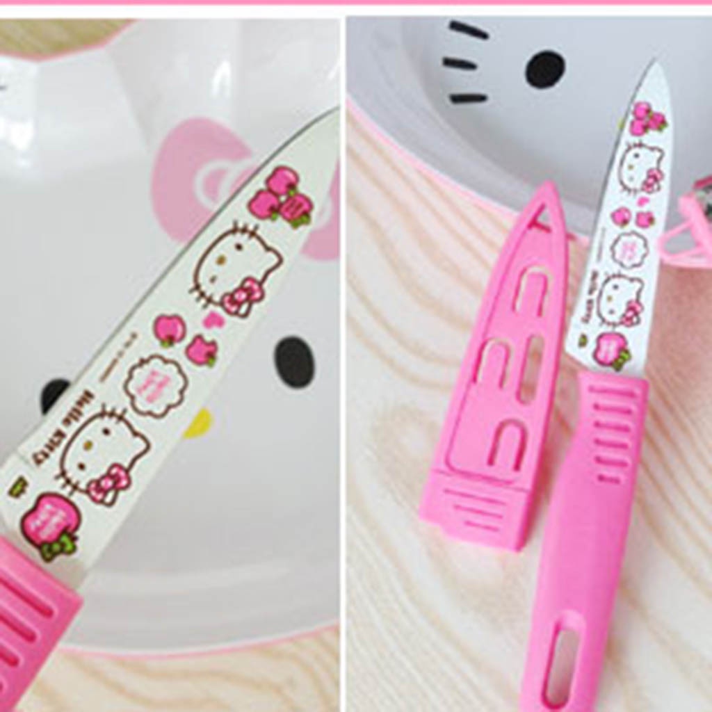 Pink Xinh Decor dao xắt hồng nhỏ gọn rất rất xinh dùng mang đi