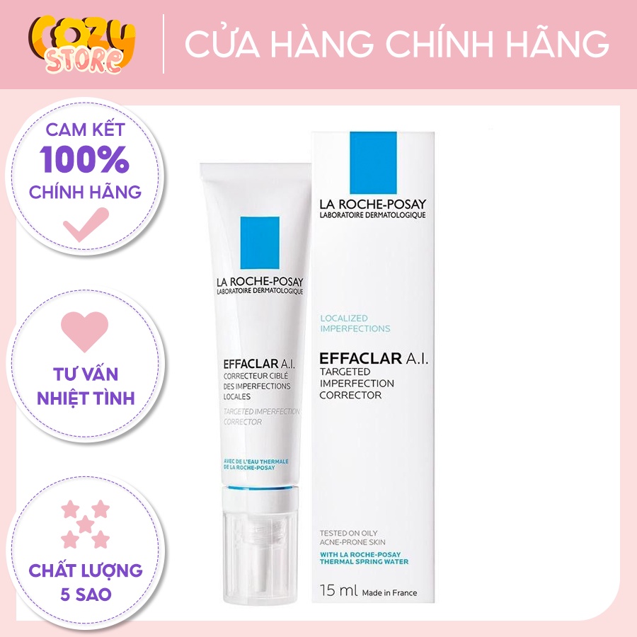 Kem dưỡng da ngừa thâm và mụn La Roche-Posay Effaclar Duo+ 15-40ml Cozy Store SP000094 SP000888