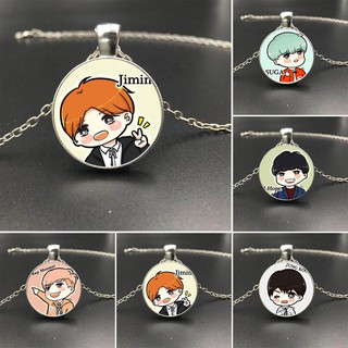 ( HÀNG có sẵn ) Vòng cổ handmade hình nhóm nhạc BTS