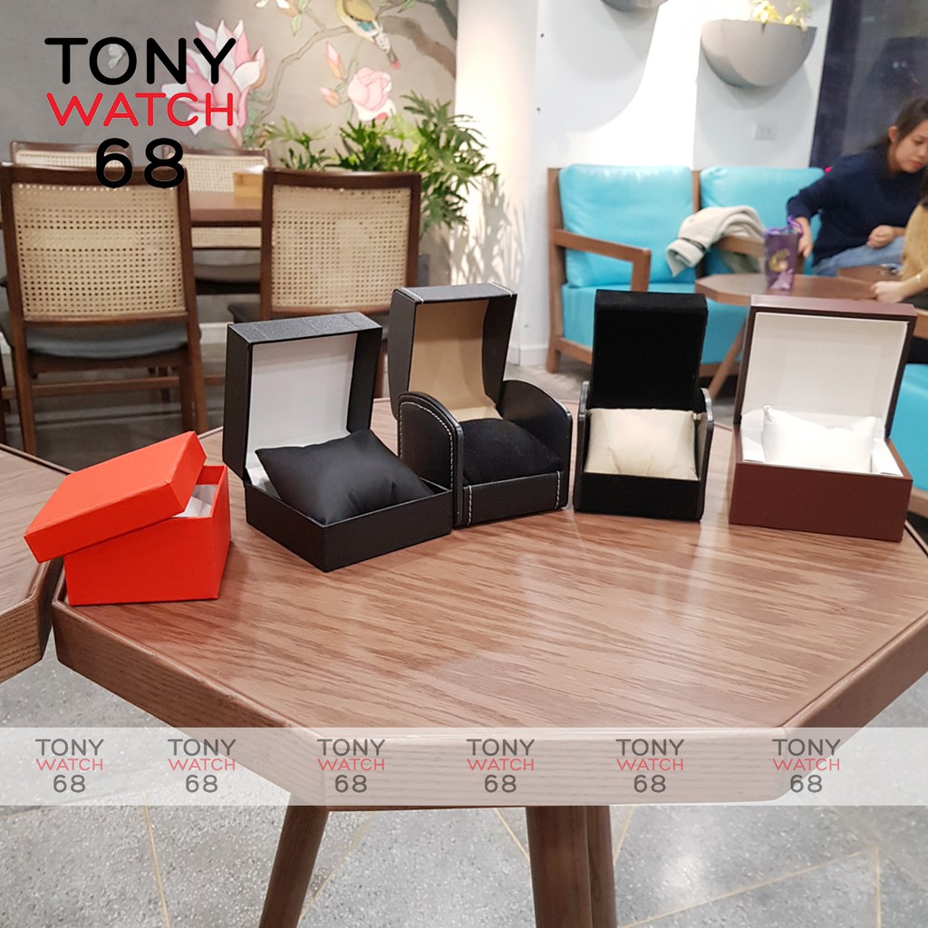 [Mã FASHIONXANH264 giảm 10K đơn 50K] Hộp giấy đựng đồng hồ cứng cáp chống va đập Tony Watch 68 màu ngẫu nhiên