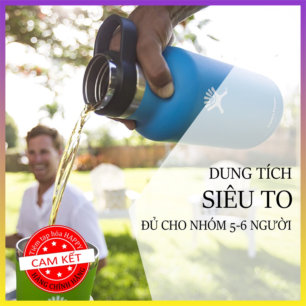 Bình giữ nhiệt Hydro Flask đựng bia 64 oz  - Insulated Beer Growler