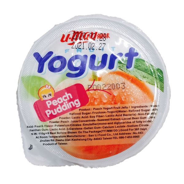 (4 vị) Thạch rau câu trái cây Yogurt Pudding 110gr