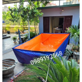 Bể bạt nuôi cá , ốc , ếch , ba ba , tôm , cua , 2 × 1 × 1