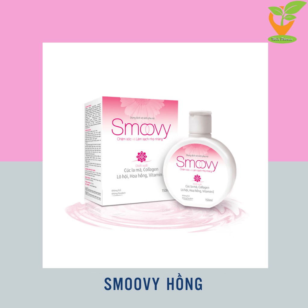 [DDVSPN Smoovy] Dung Dịch Vệ Sinh Phụ Nữ Trẻ Hoá Vùng Kín Smoovy 150ml_Smoovy, Smoovy cool