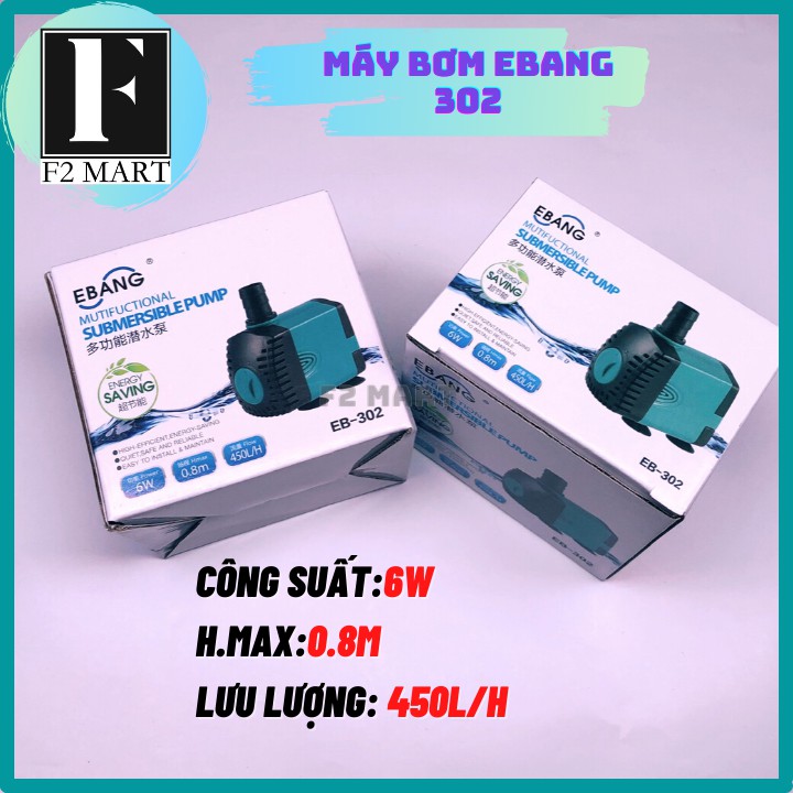 Máy Bơm EBANG 302-6W, Máy Bể Cá Đa Chức Năng