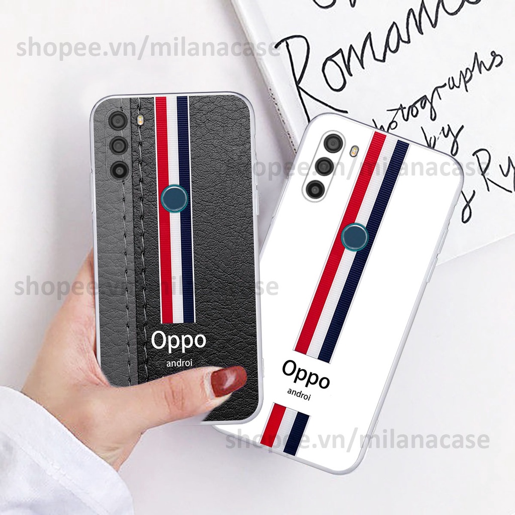 Ốp Vsmart Active 3 in giả da phong cách thể thao, cá tính, thời trang