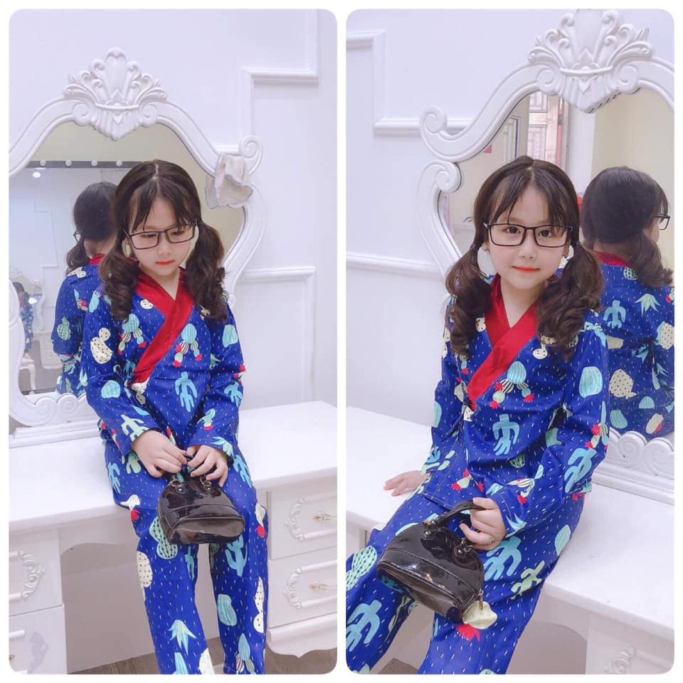 SIZE 14-35KG màu 5-8: BỘ YUKATA phong cách nhật bản cho bé trai, bé gái - YU