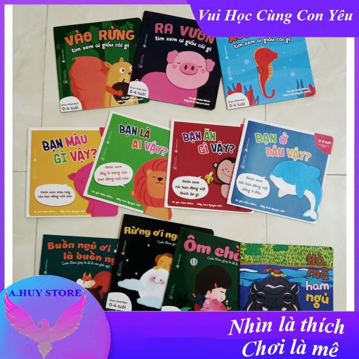 Combo 11 tập Buồn Ngủ Ơi Là Buồn Ngủ phát triển tư duy cho bé từ 6m