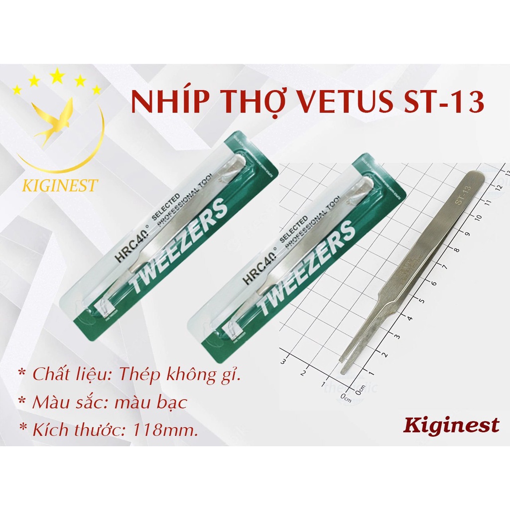 NHÍP ST_13 & ESD_13 NHẶT LÔNG YẾN, NỐI MI, GẮP LINH KIỆN ĐIỆN TỬ_ LOẠI CAO  CẤP_ KHUYẾN MẠI GIÁ SÔC