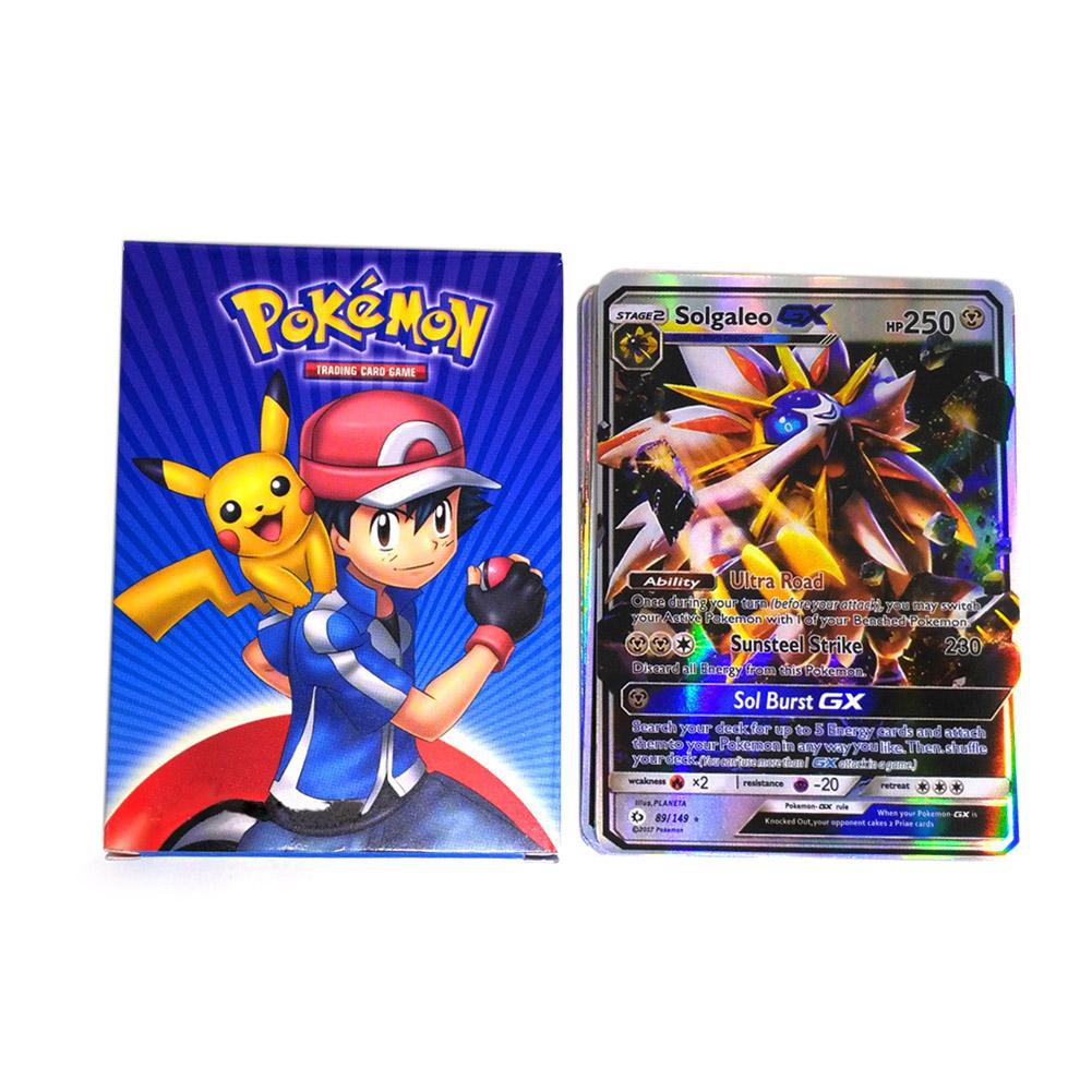 Bộ thẻ bài chơi trò chơi Pokemon EX GX TCG dành cho bé